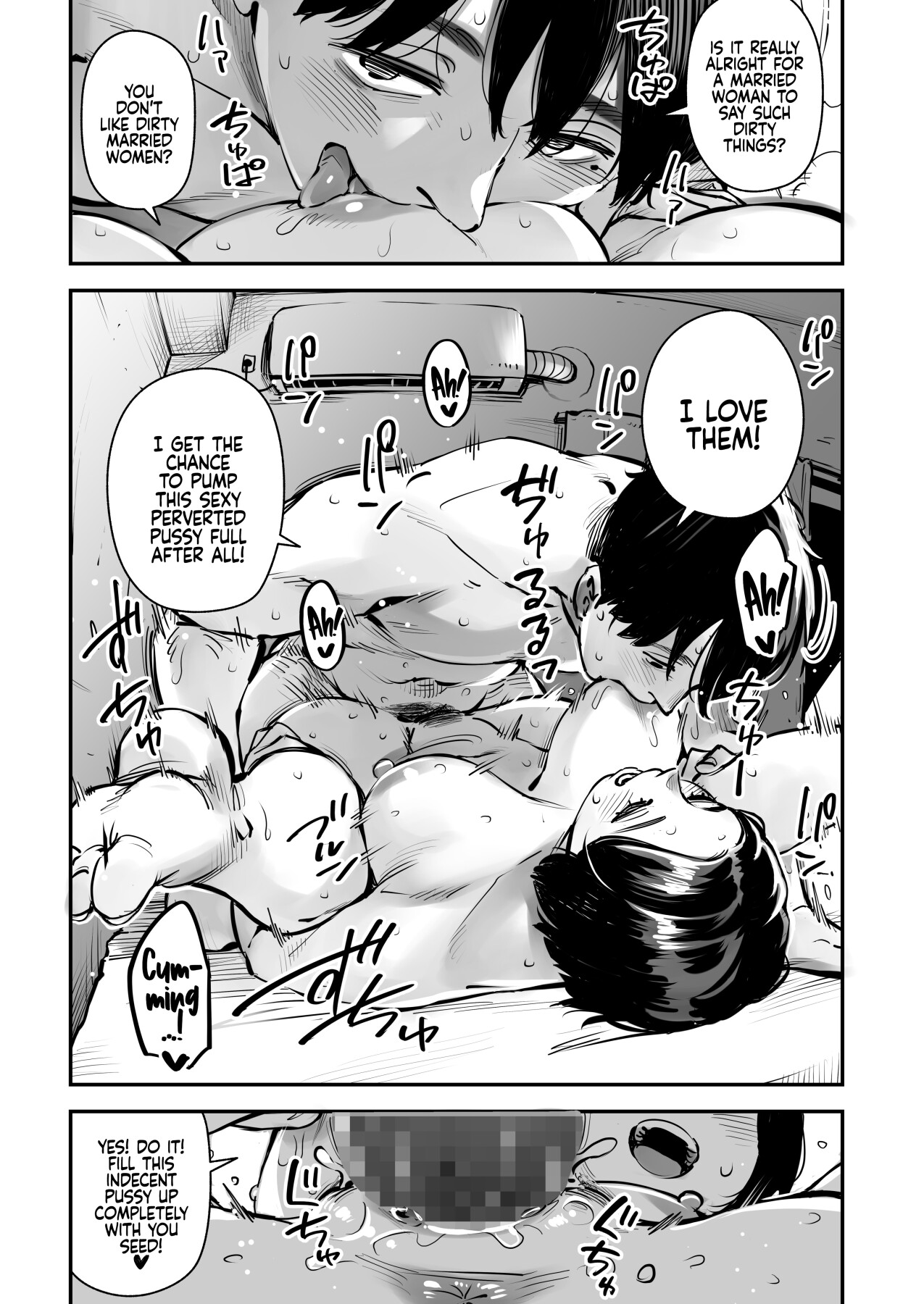 Hentai Manga Comic-Your Sex Drive is just too much, so have Sex with other men! Mayumi-san gets Permission to Cheat!-Read-41